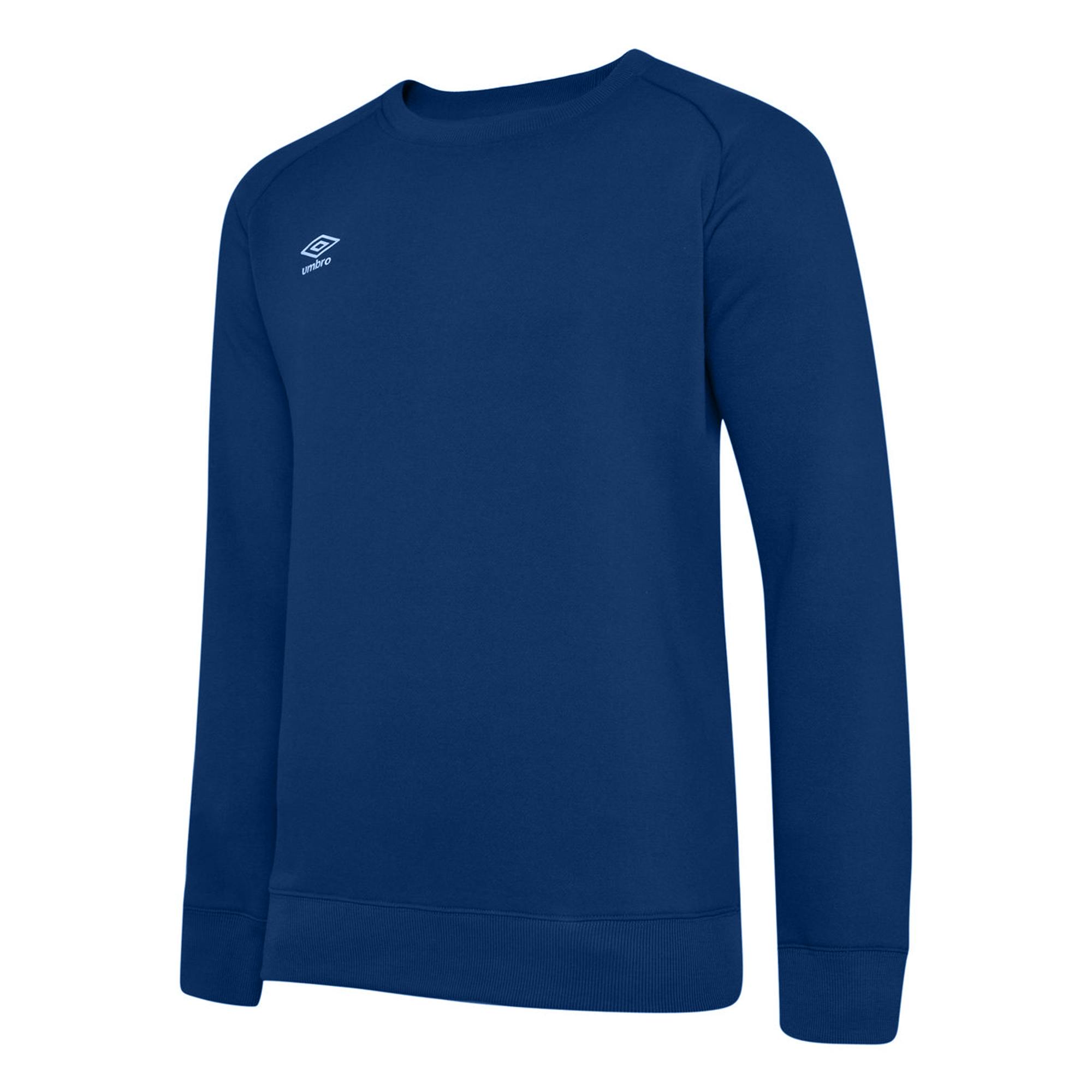 Umbro Men's White Club Leisure Sweatshirt - Navy/ - Xl - Navy/ - 70% Cotton/30% Polyester