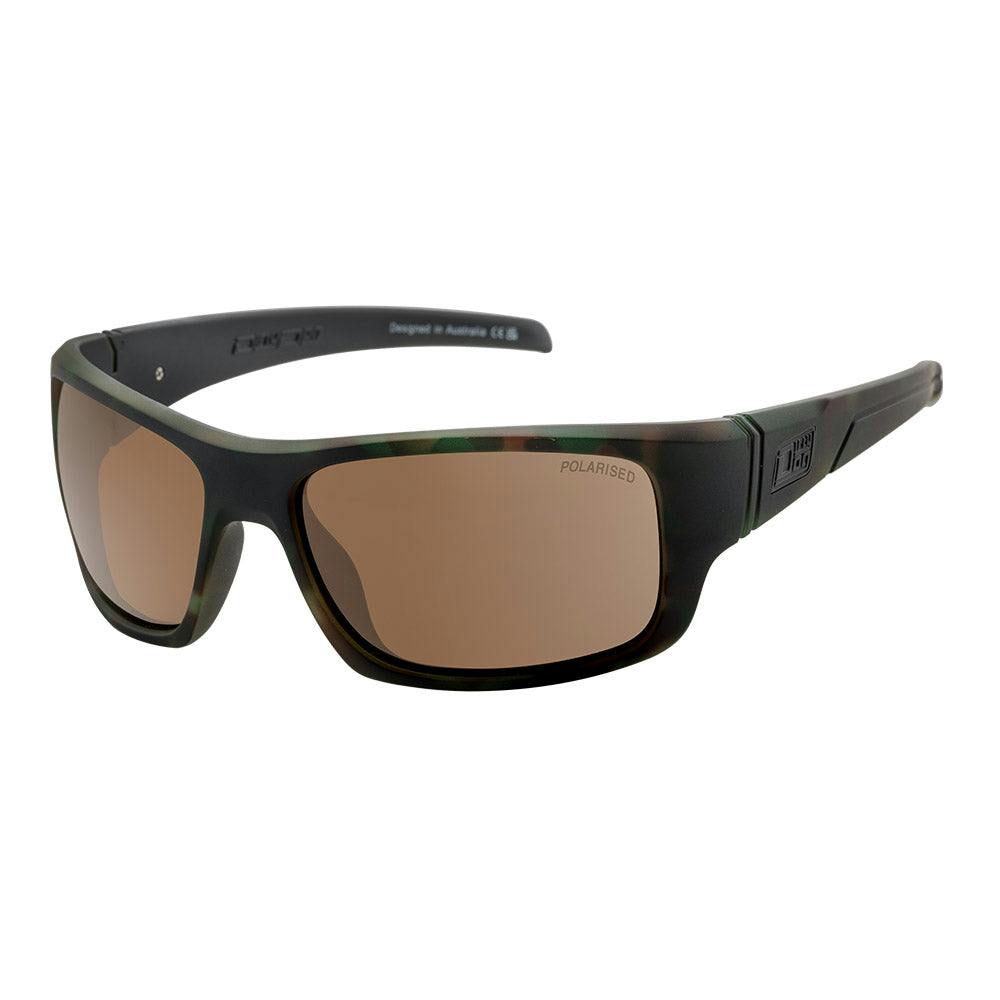 Dirty Dog Dark/Brown Stray - Satin Camo With Polarized Lens - 64