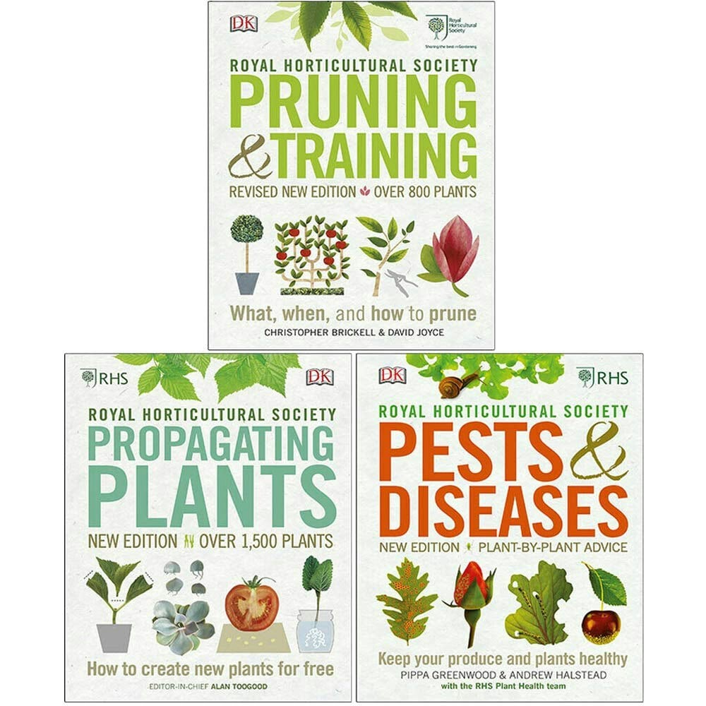 B&Q -  Rhs Pruning & TrainingRhs Propagating PlantsRhs Pests & Diseases 3 Books Collection Set - Image 4