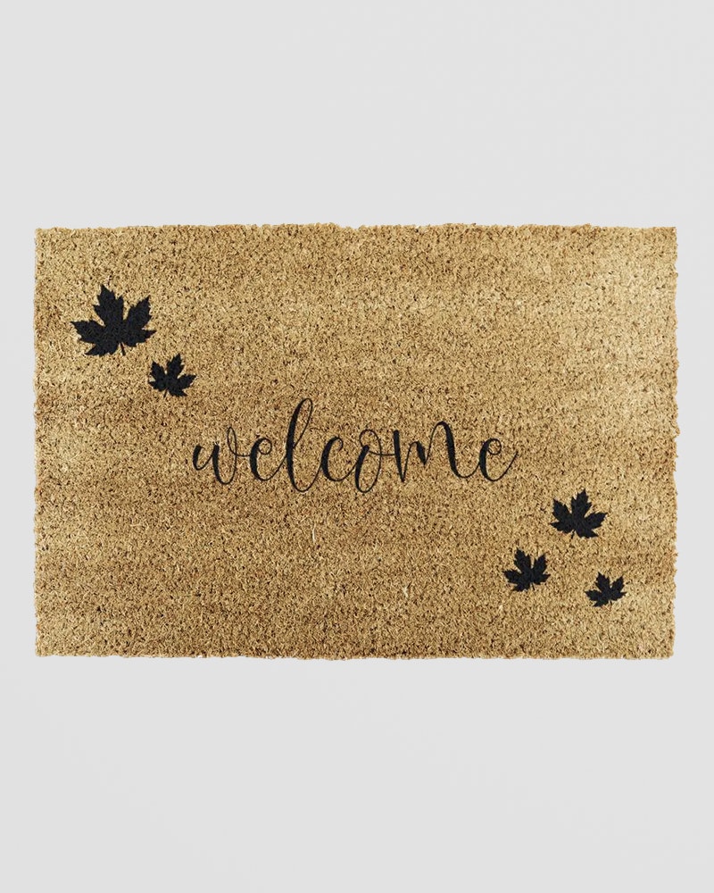 Rackhams Welcome Autumn Leaf Doormat
