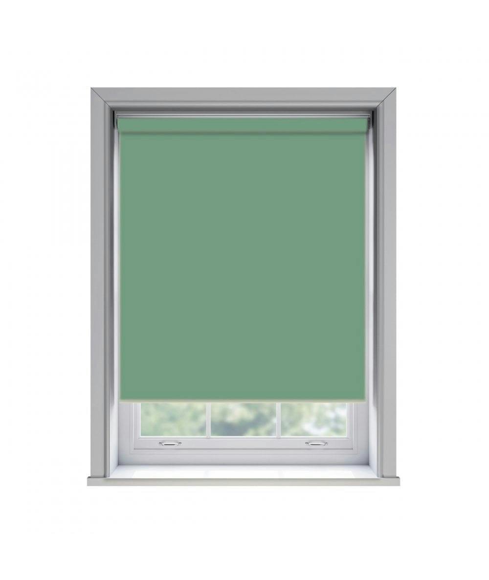 Newedgeblinds Light No Drill Basil Thermal Blackout Roller Blind (170Cm Drop) - 45Cm