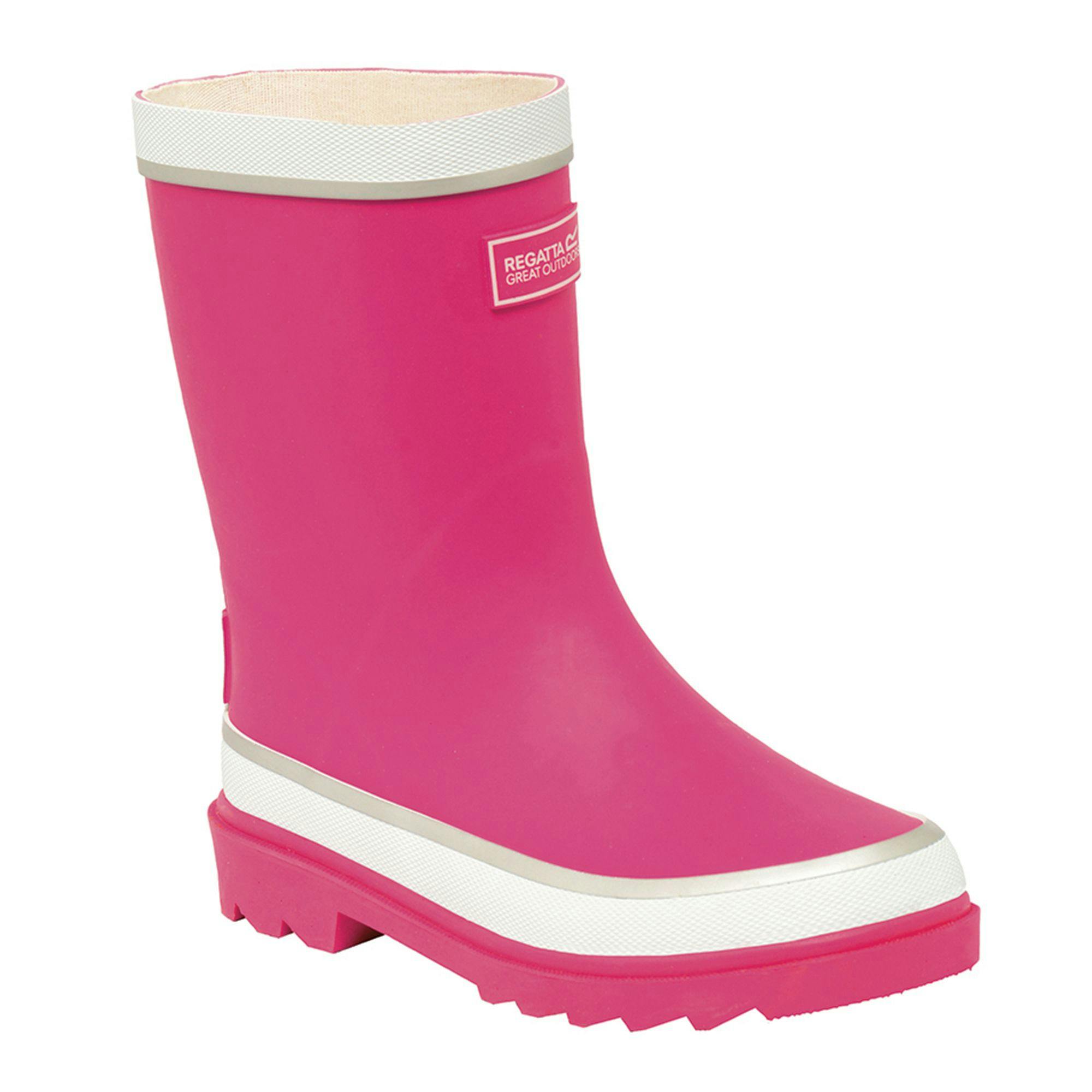 Regatta White Great Outdoors Childrens/Kids Foxfire Wellington Boots - Jem/ - Uk Child 12 - Jem