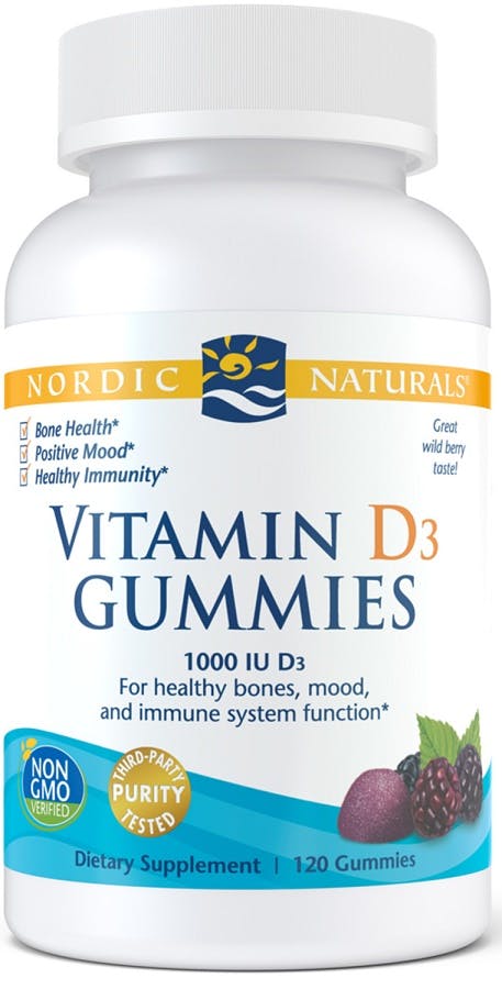 Nordic Naturals Vitamin D3 1000Iu Wild Berry Gummies 120 Gummies - Image 8