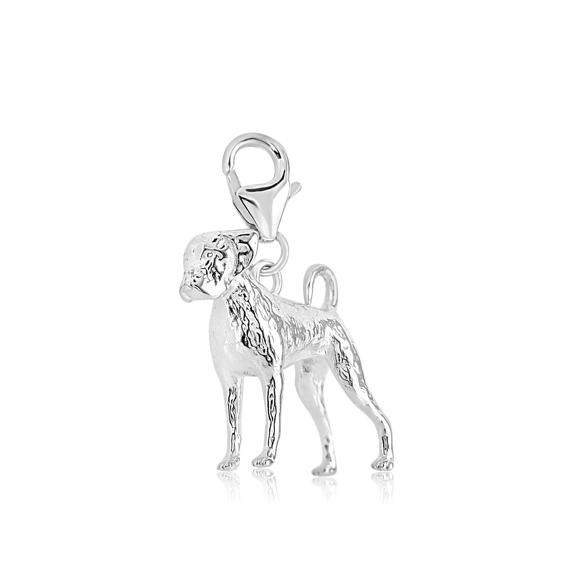 Mylee London Silver Boxer Charm - Yes - Clip On Charm