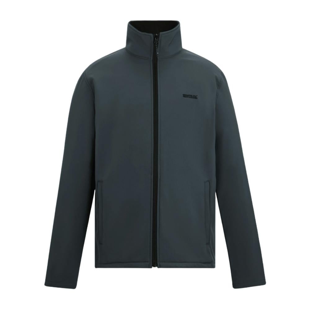 Regatta Men's Dark Cera V Wind Resistant Soft Shell Jacket - Storm - 3XL - Storm - 96% Polyester/4% Elastane