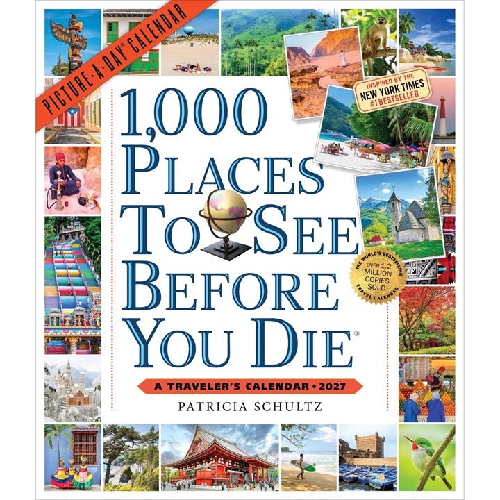 Rackhams 1,000 Places To See Before You Die Deluxe Calendar 2027, Deluxe Calendars, Month To View, Travel, Gift - Image 6