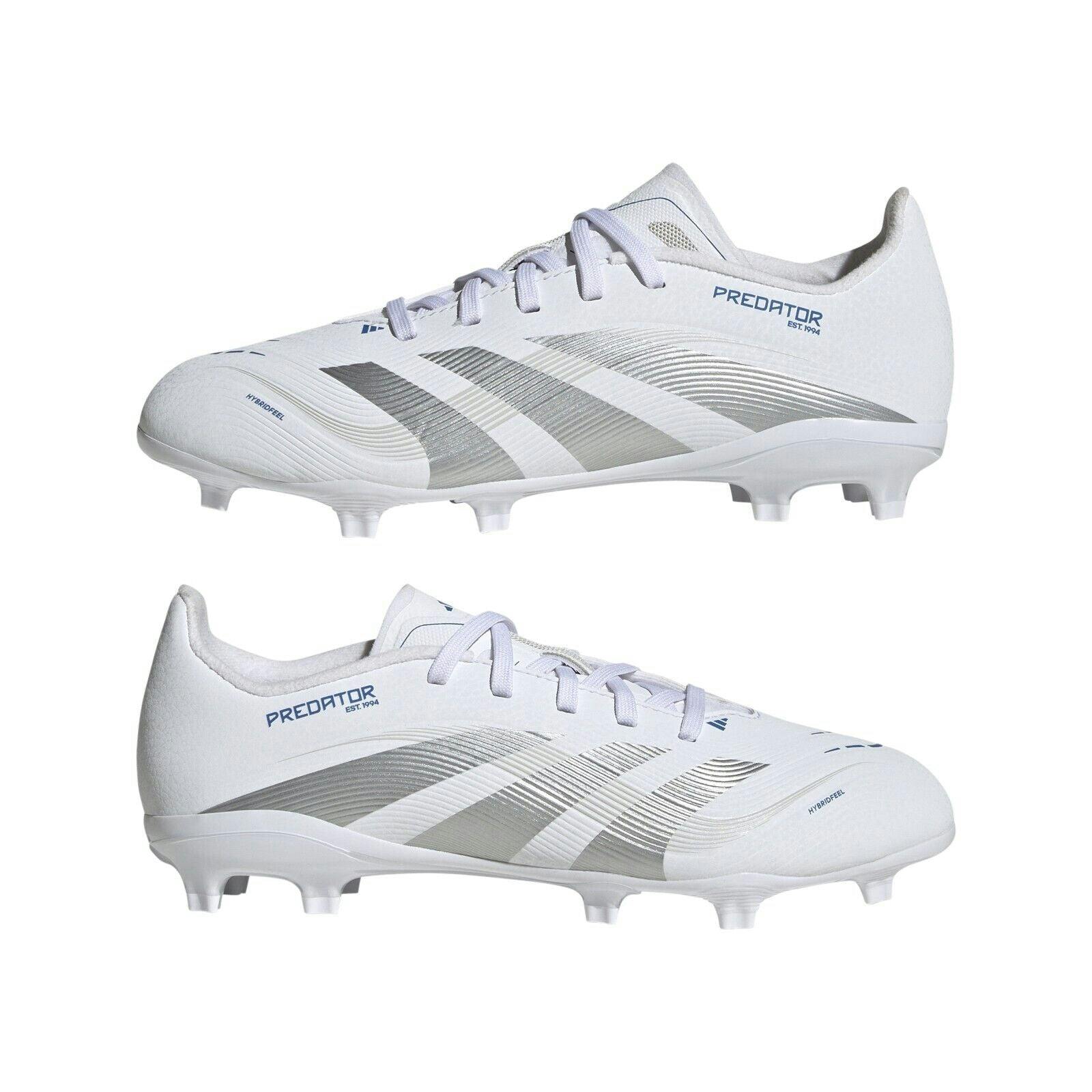Adidas Boys / Girls Junior Football Boots Predator League Fg / Mg Id3751 - Uk Kids 11 Eu 29