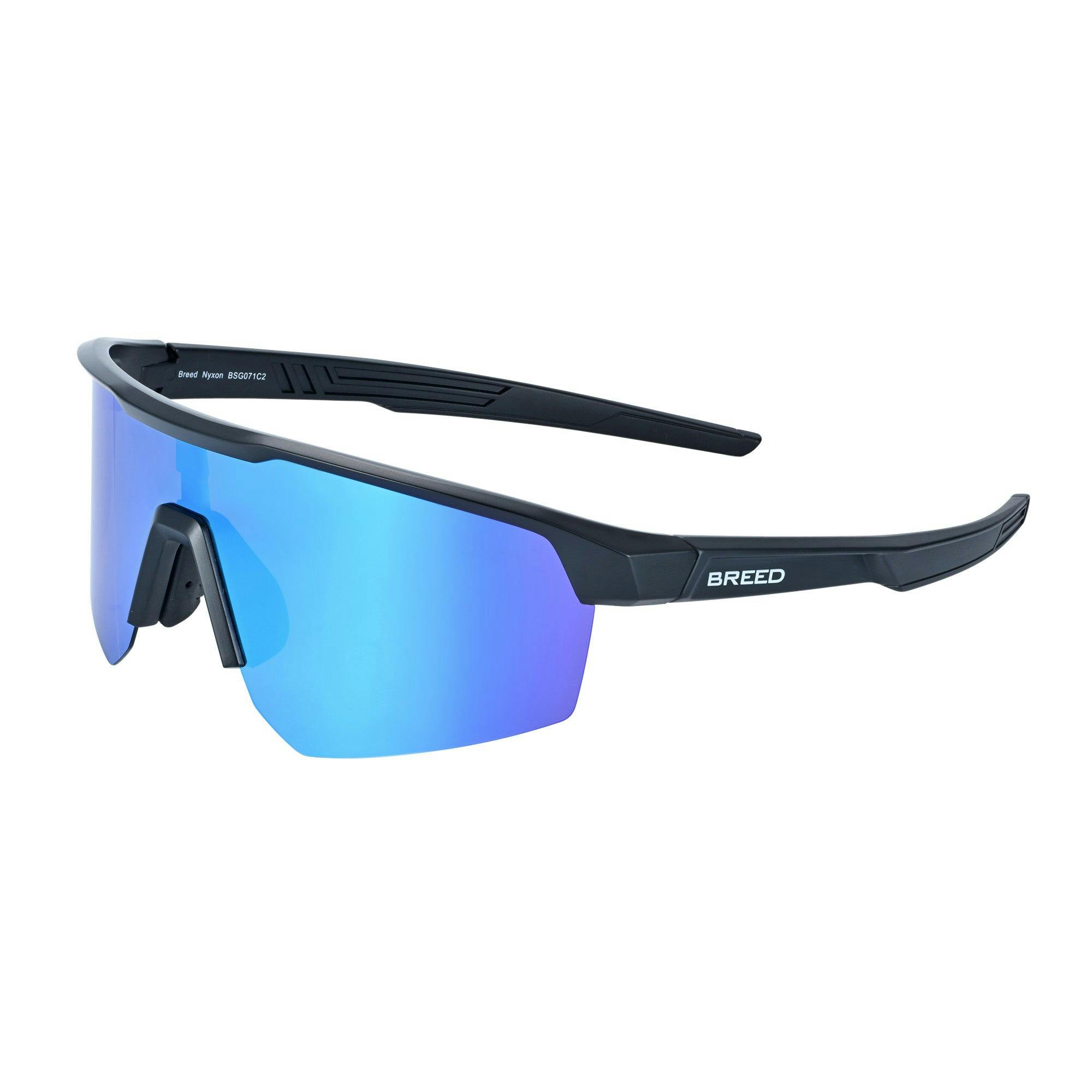 Breed Black/Blue Nyxon Polarized Sunglasses