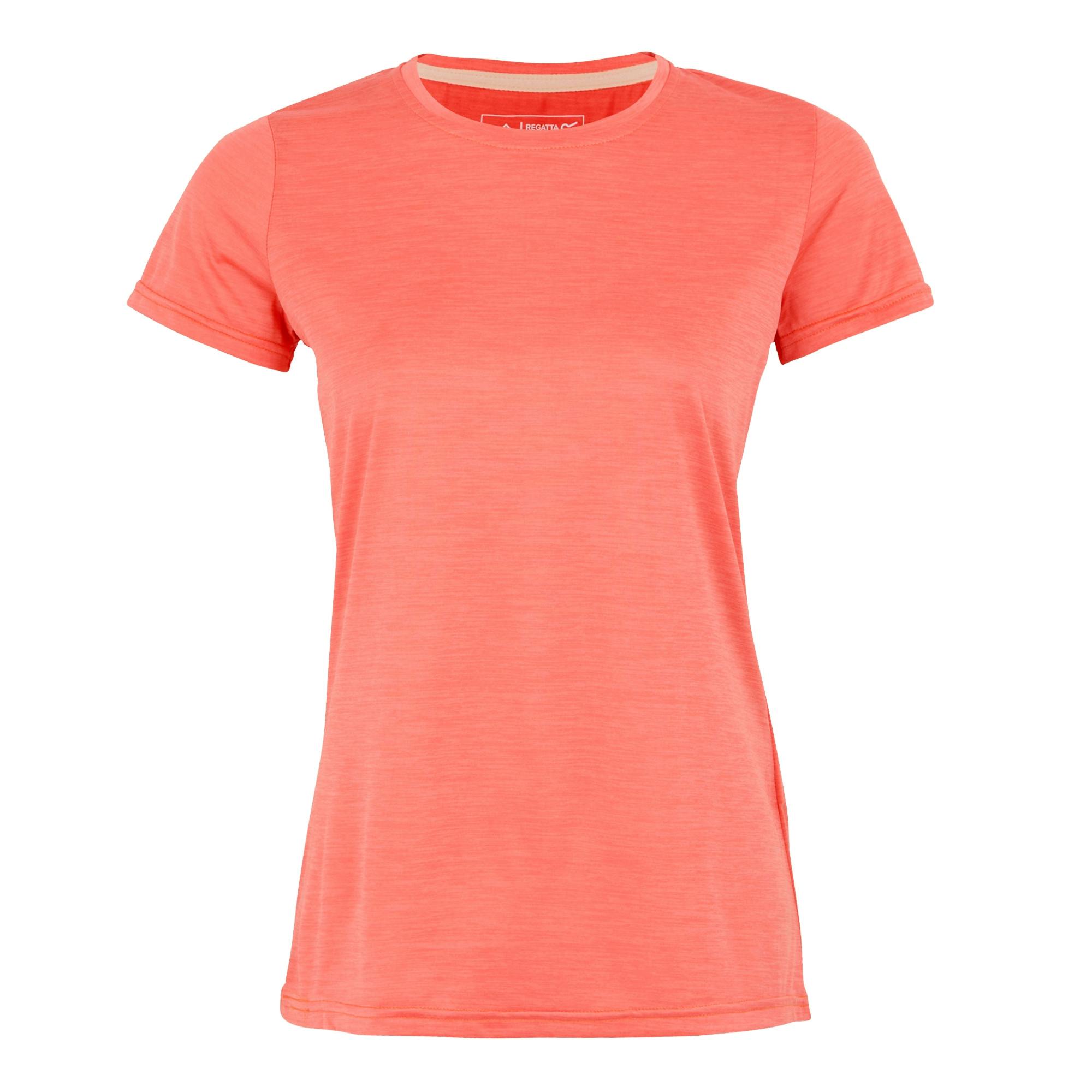 Regatta Women's Peach / Josie Gibson Fingal Edition T-Shirt - Bloom - 16 Uk - Bloom - 100% Polyester