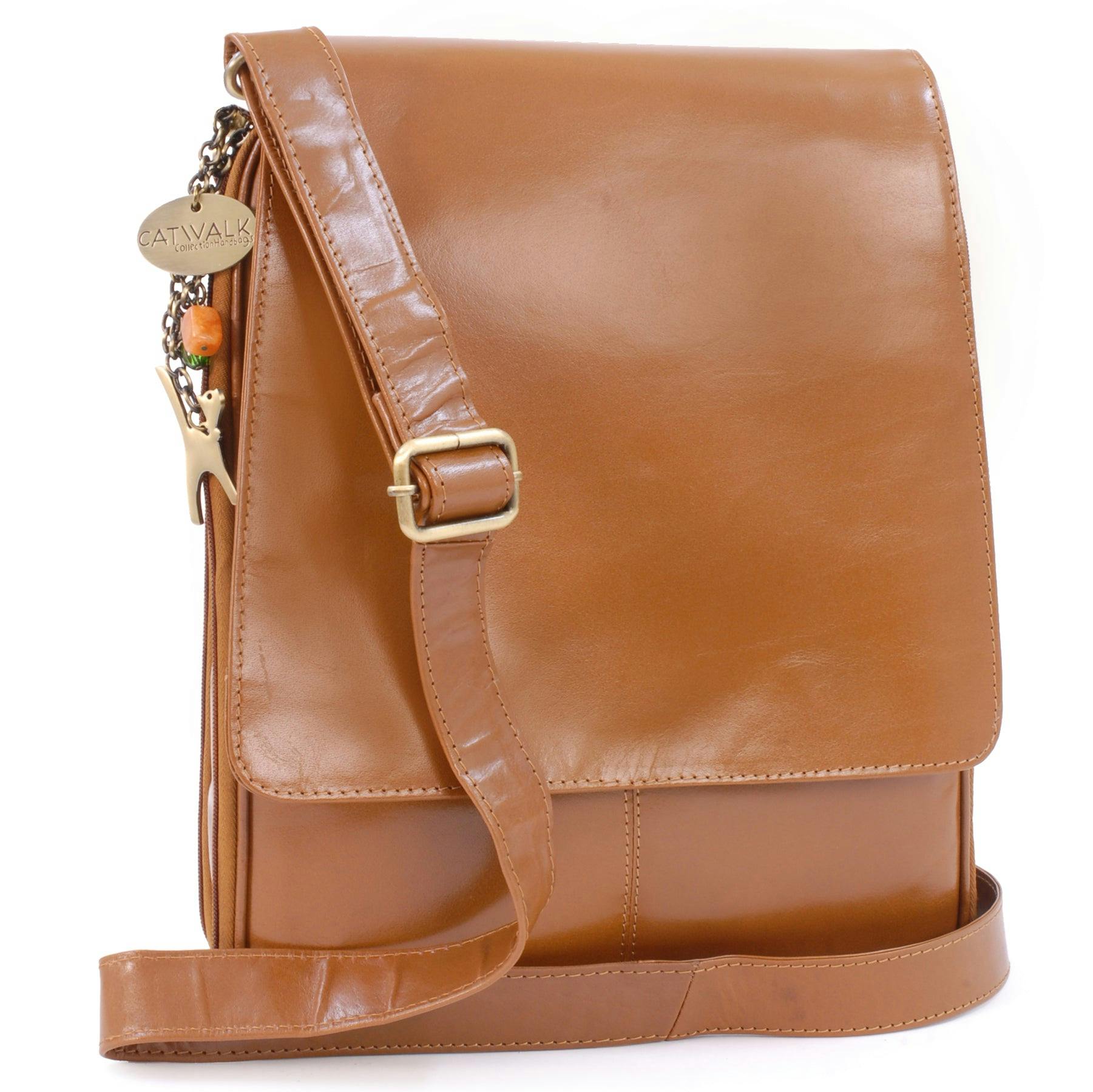 Catwalk Collection Handbags City - Crossbody Bag - Tan