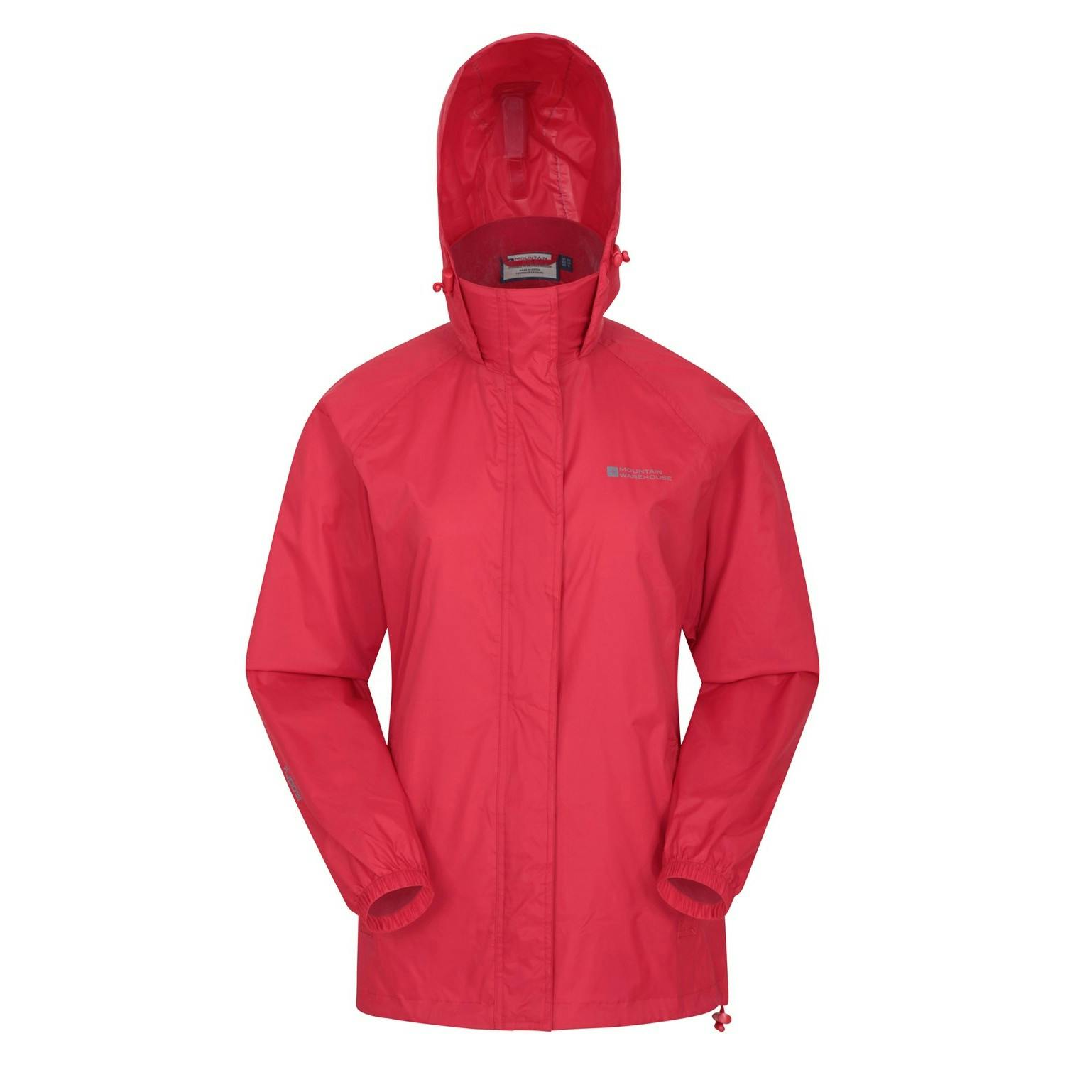 Mountain Warehouse Women's Red Pakka Ii Waterproof Jacket - 16 Uk - 100% Polyester