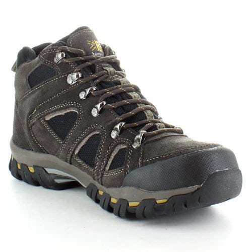 Coolandnew Men's Dark/Brown Karrimor Bodmin Iv Weathertite Mid Rise Waterproof Hiking Shoes - Uk-7