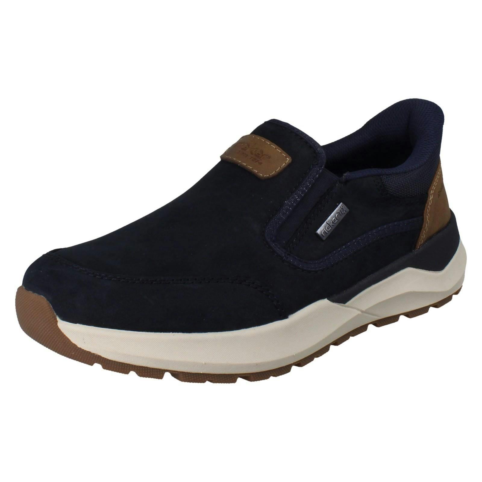 Rieker Men's Blue Ready To Go -Tex Casual Shoes 06052 - Uk 7.5