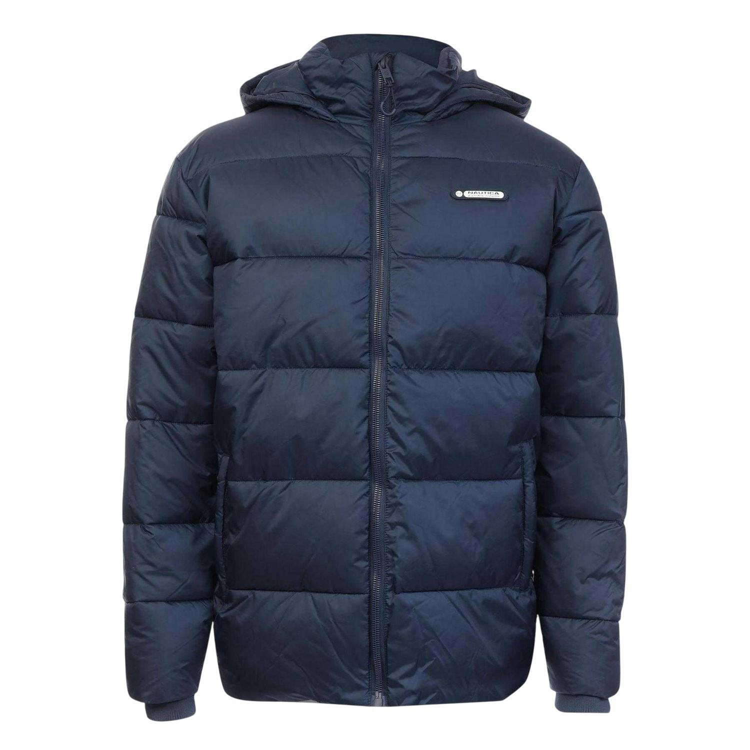Nautica Men's Paul Regular Puffer Jacket - Navy - Xxl - Navy - 100% Polyester