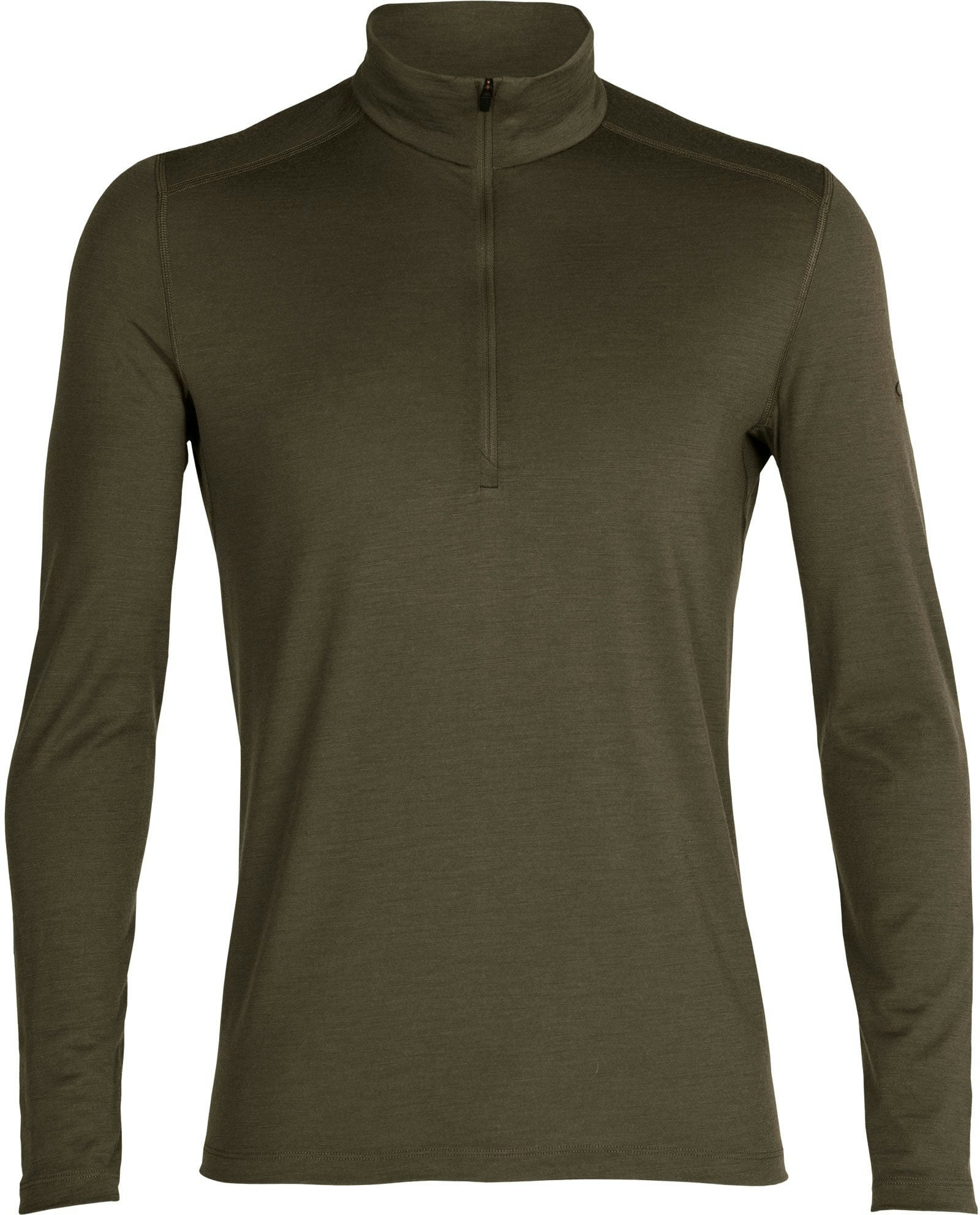 Icebreaker Men's Green Merino 200 Oasis Half Zip Base Layer {Ic-104367} - Loden Olive - XX-Large