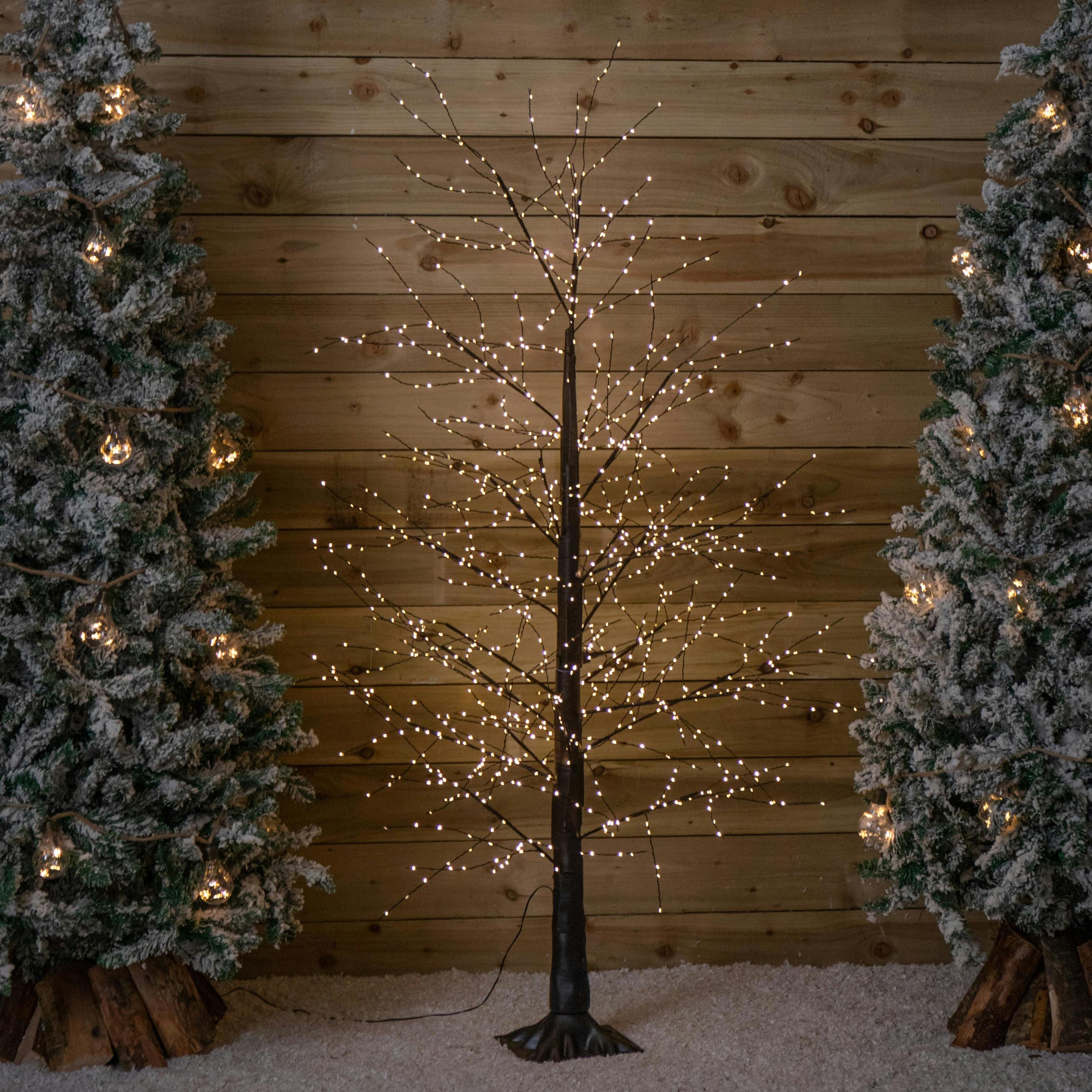 B&Q - 6Ft (1.8M) Tall Light Up Black Micro Dot Christmas Tree With 1100 Warm White Leds And Remote Control - Image 3