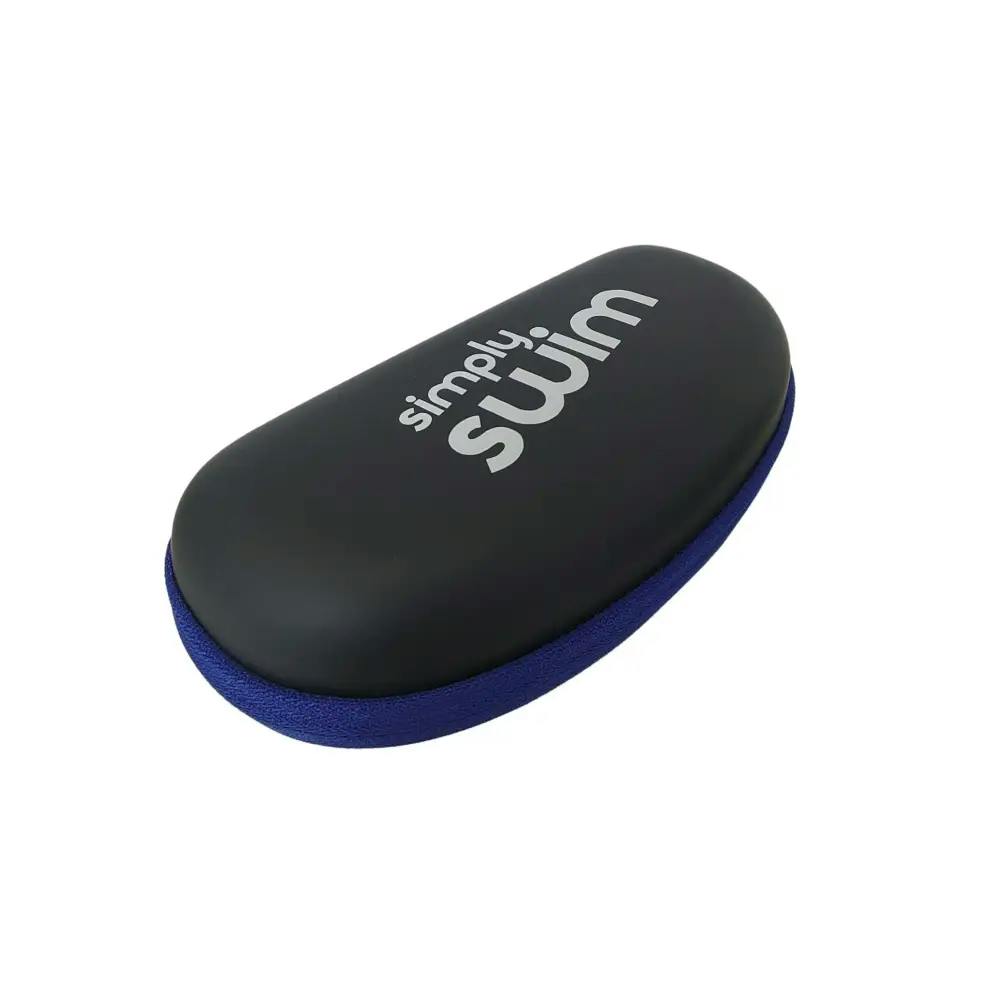 Simply Swim Dark/Blue Soft Touch Swim Goggle Case