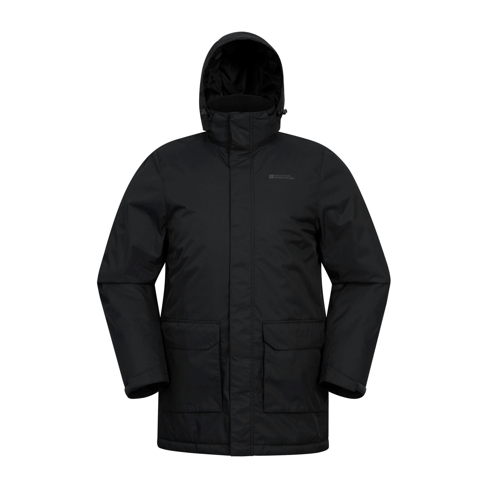 Mountain Warehouse Men's Black Ranger Padded Parka - Xl