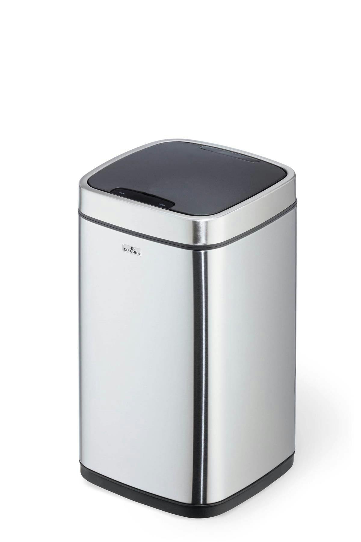 Photos - Waste Bin Durable Rackhams Motion Sensor Bin | Smart Automatic Steel Kitchen  | 12L Silver 