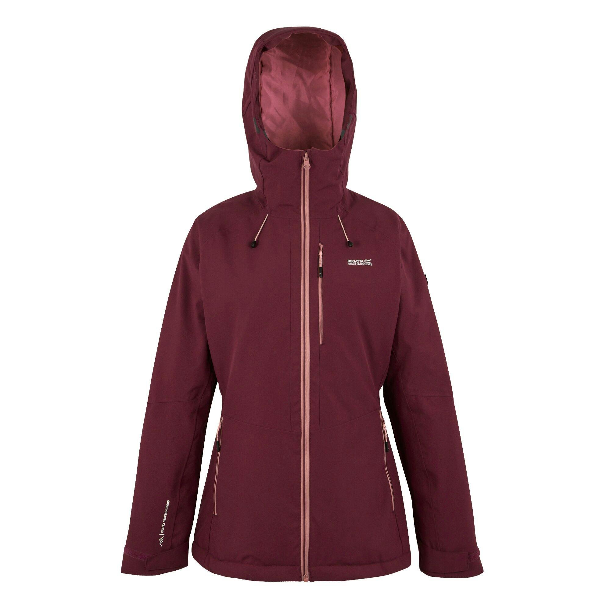 Regatta Women's Dark Highton Stretch Padded Jacket - Pimento - Pimento - 12 Uk - 100% Polyester