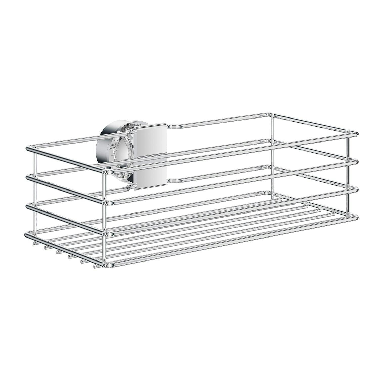 Beslagsboden Polished Chrome Stainless Steel Shower Basket For Shower Riser Rail