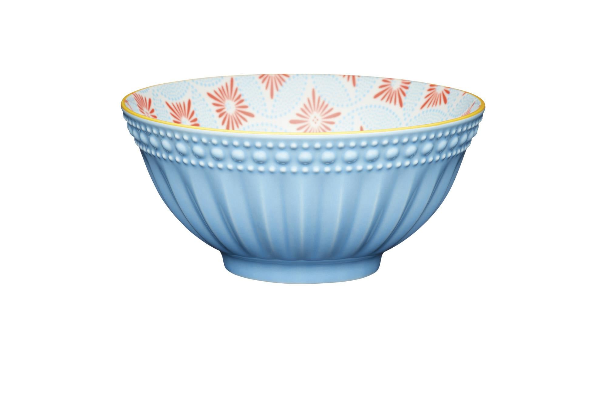 Rackhams Blue Mosaic Ceramic Bowl, 16Cm - Multicolour - Stoneware - Bowls