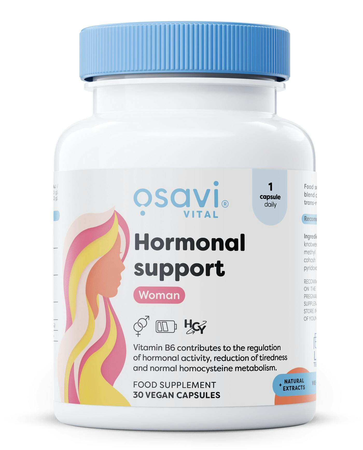 Osavi Hormonal Support Woman - 30 Vegan Caps - Image 4