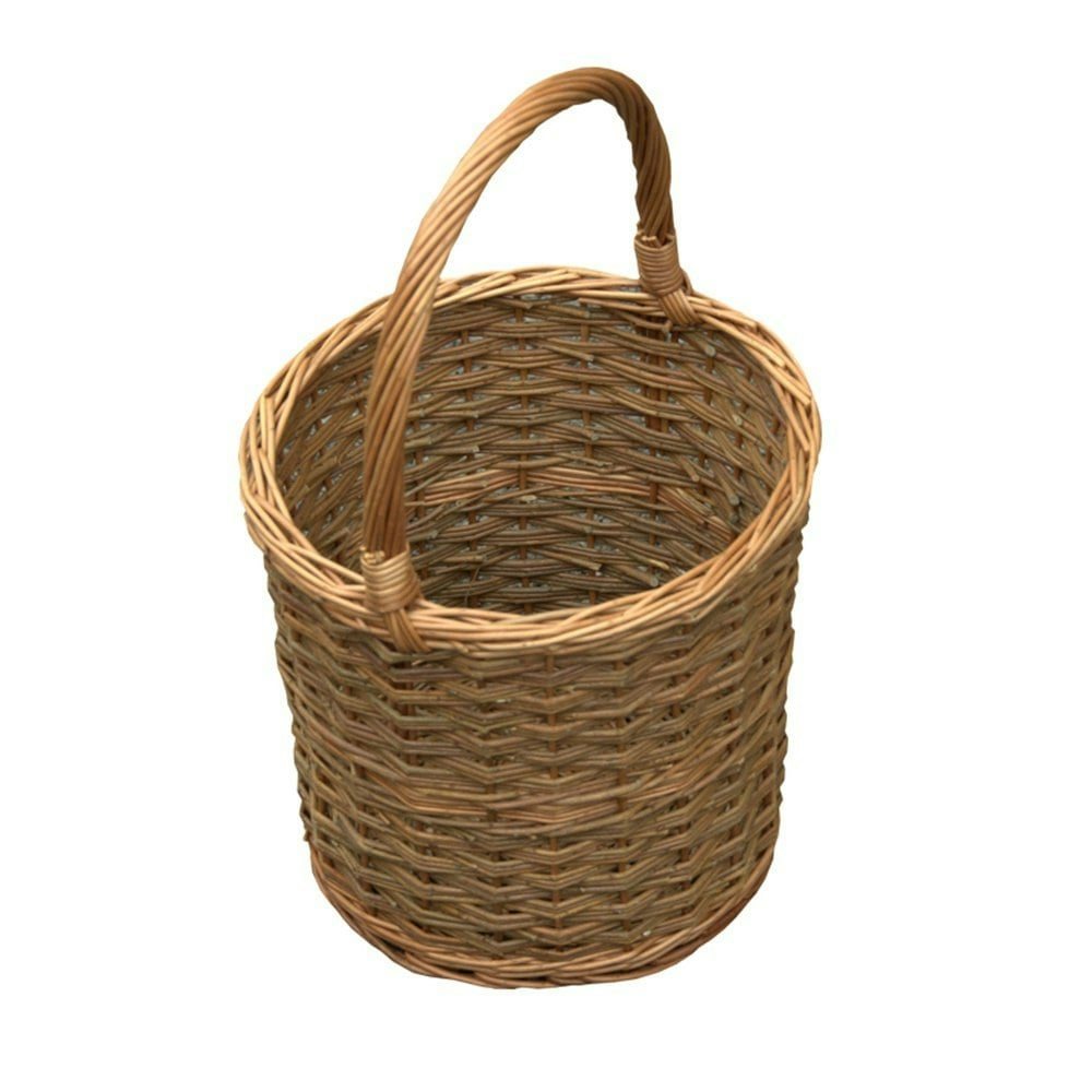 Red Hamper Yorkshire Barrel Wicker Shopping Basket