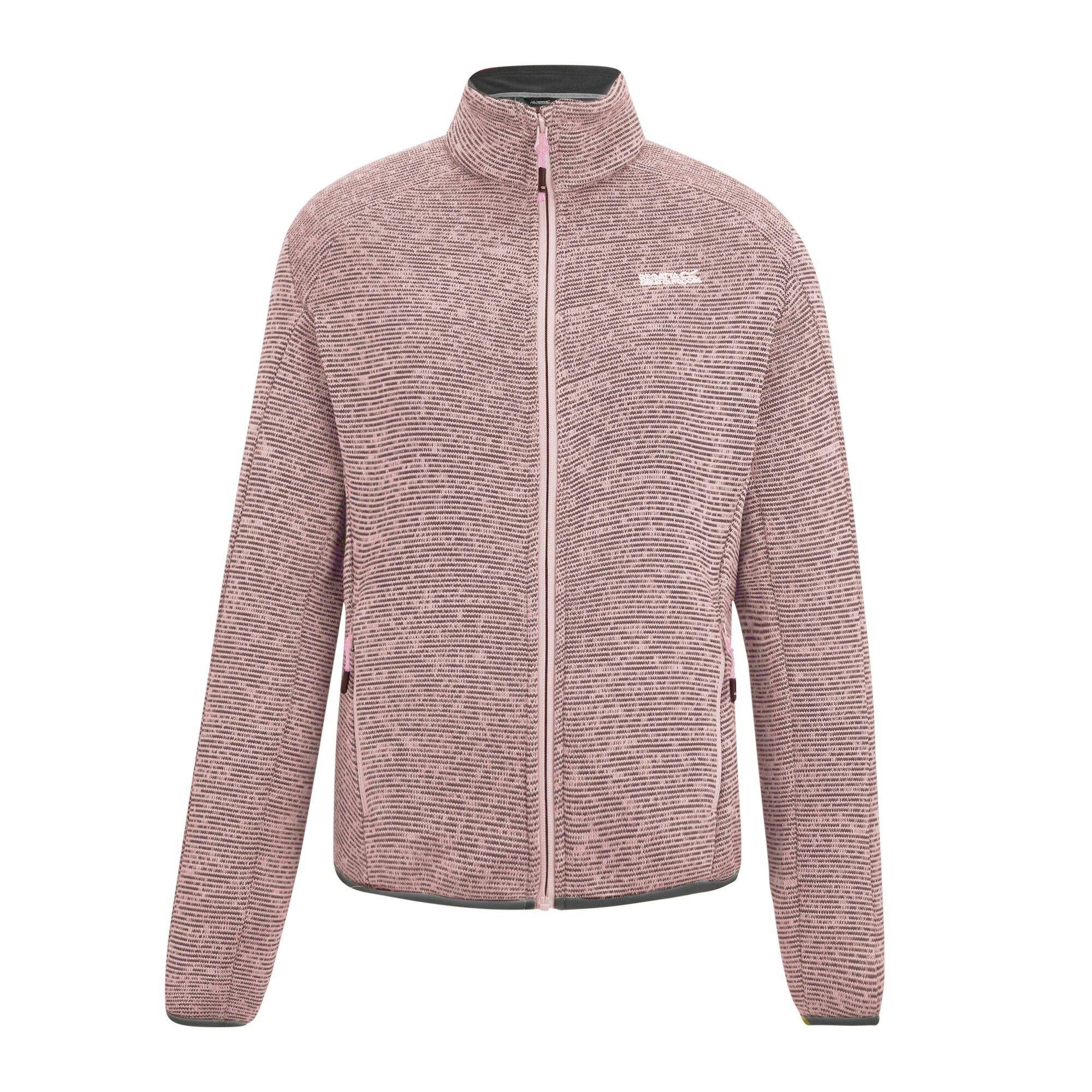 Regatta Women's Pink Newhill Full Zip Fleece Jacket - Haze - 10 Uk - Haze - 70% Polyester/30% Recycled Polyester