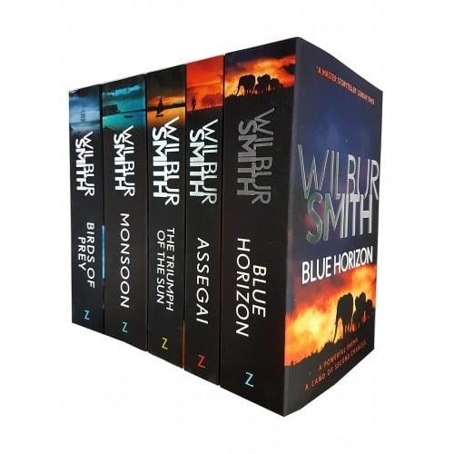 Zaffre Blue Wilbur Smith Courtney Series 5 Books Collection Set Books