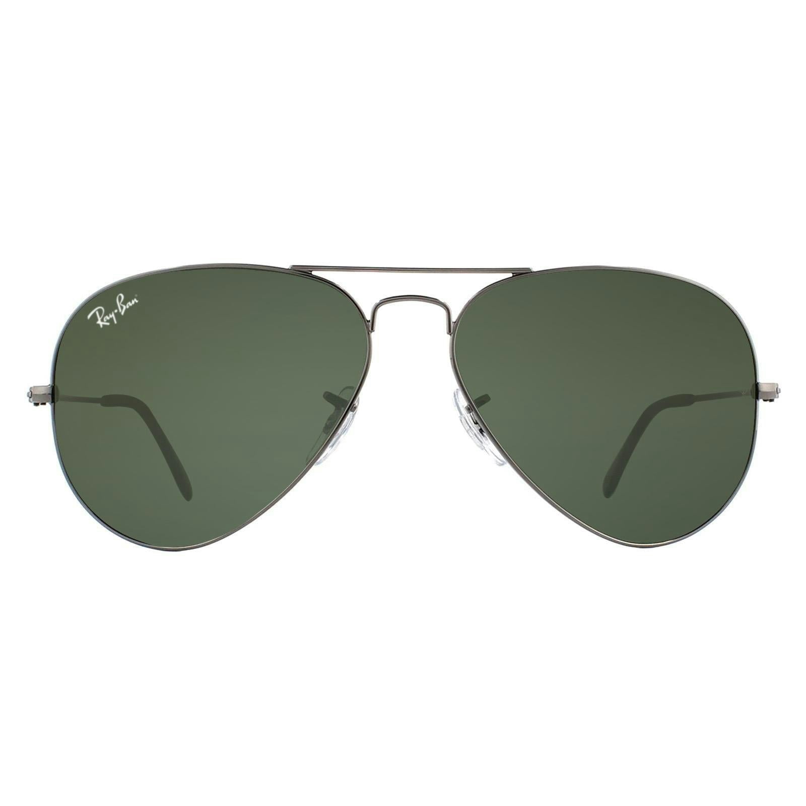 Ray-Ban Large Aviator Sunglasses Green - Image 17