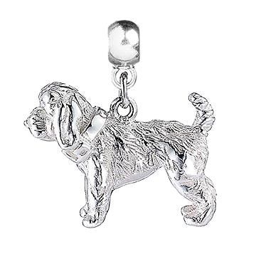 Mylee London Silver Cockapoo Charm - Yes - Slider Charm