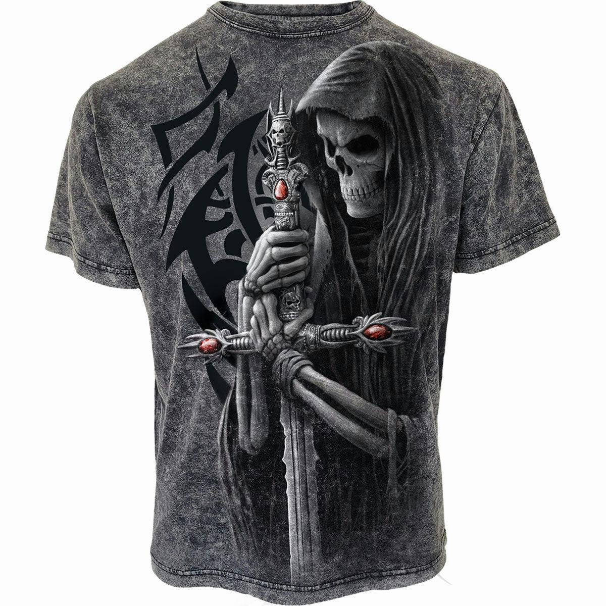 Spiral Direct Dark Soul Searcher - Acid Wash T-Shirt - 4XL - Digital - Digital