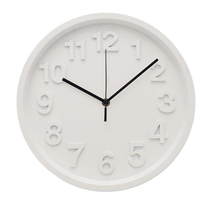 Midocean White Muro Wall Clock - One Size - 100% Mixed