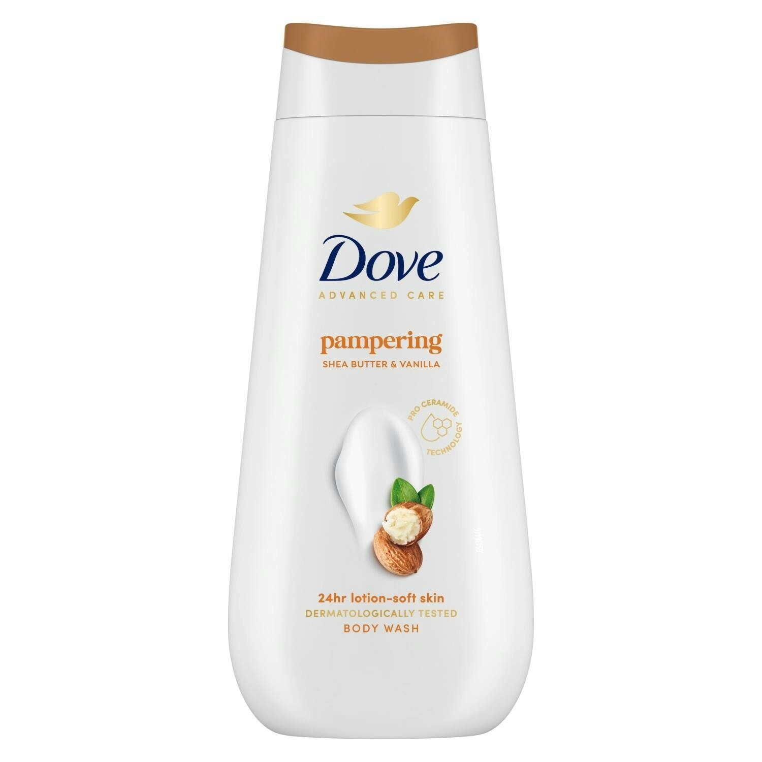 Dove Advanced Care Body Wash Pampering 24Hrs Renewing Micromoisture 225Ml, 12Pk
