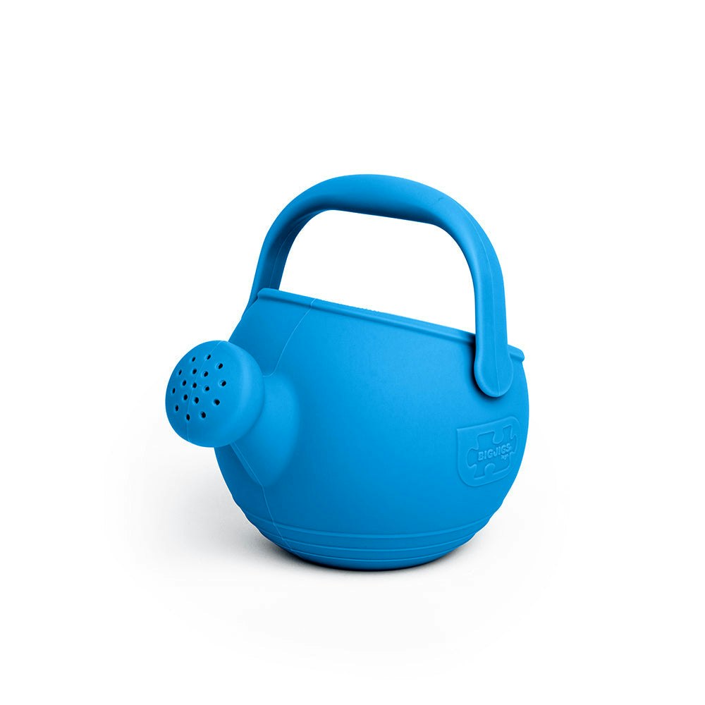 Bigjigs Toys Blue Silicone Watering Can - Ocean