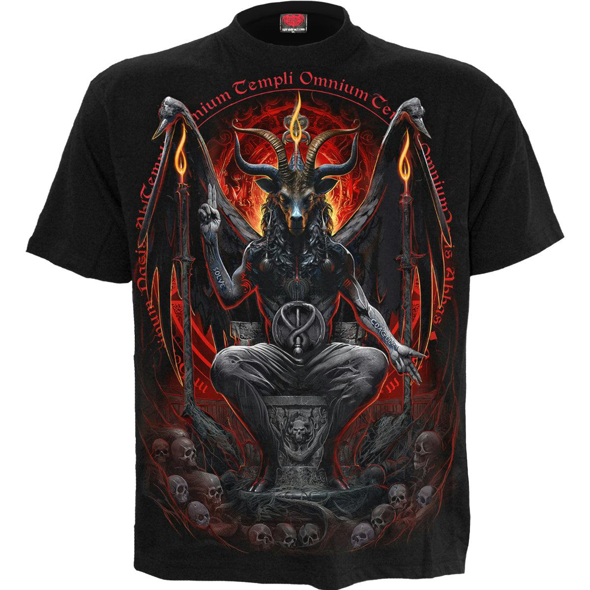 Spiral Direct Black Baphomet - T-Shirt - Xxl - Digital