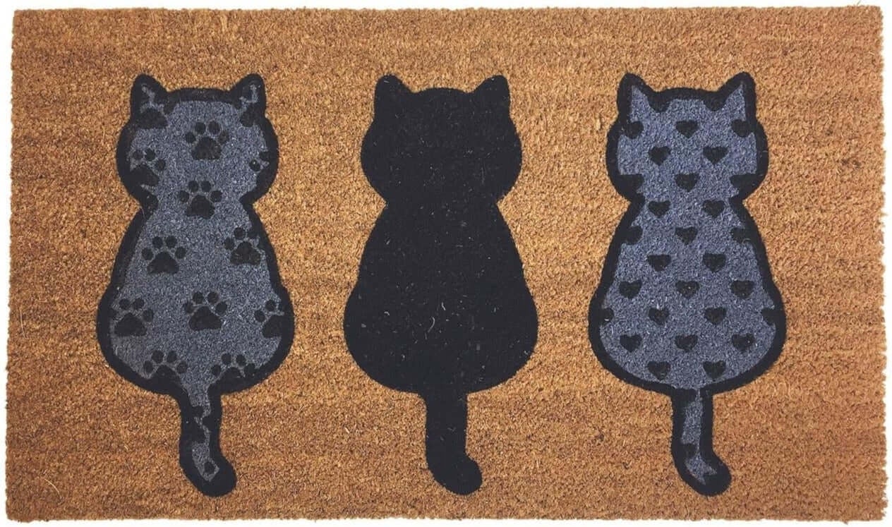 The Rugs Light Kittens Coir Doormat Gainsborough 45X75 Cm