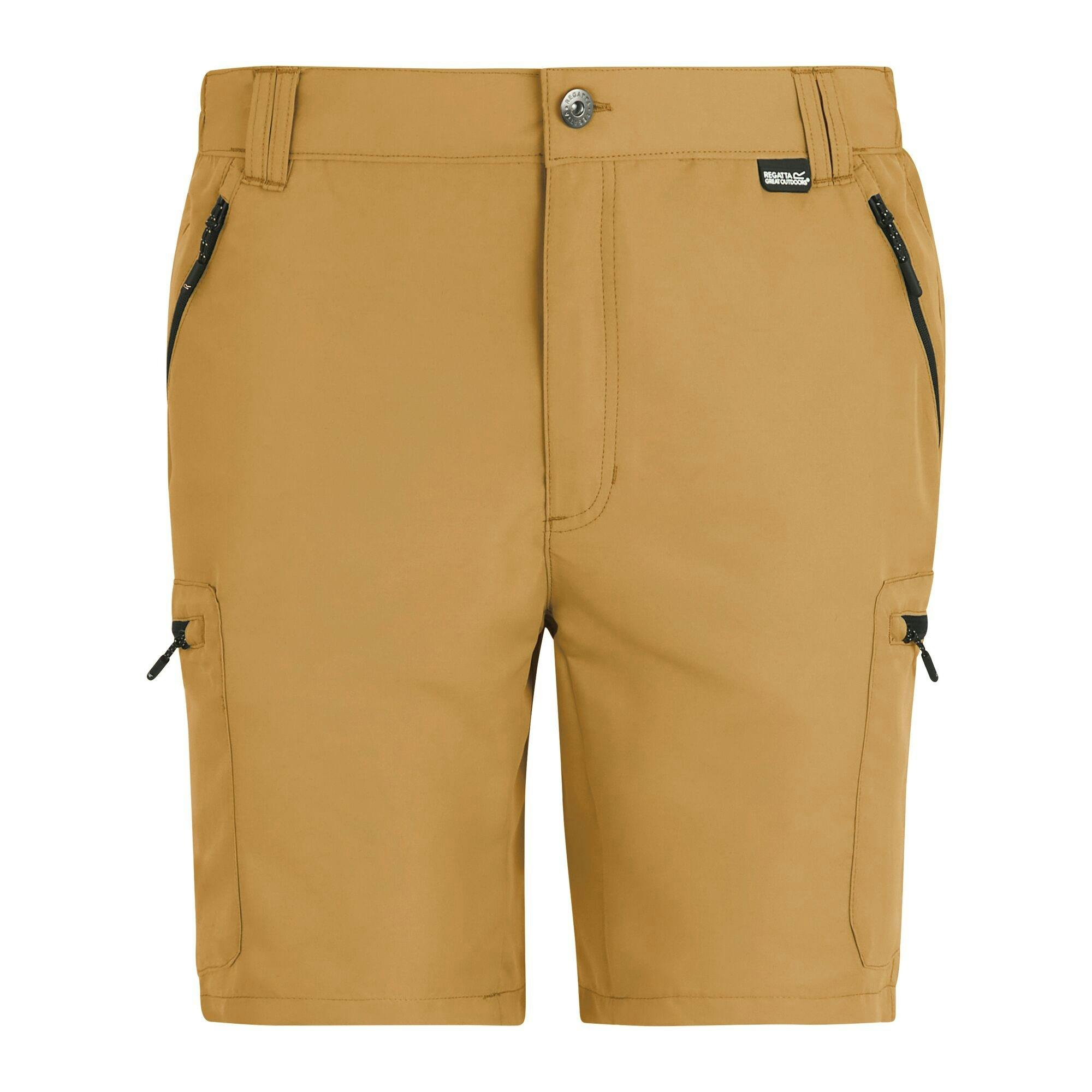 Regatta Men's Brown Leesville Iii Shorts - Wood - 40R - Wood - 100% Polyester