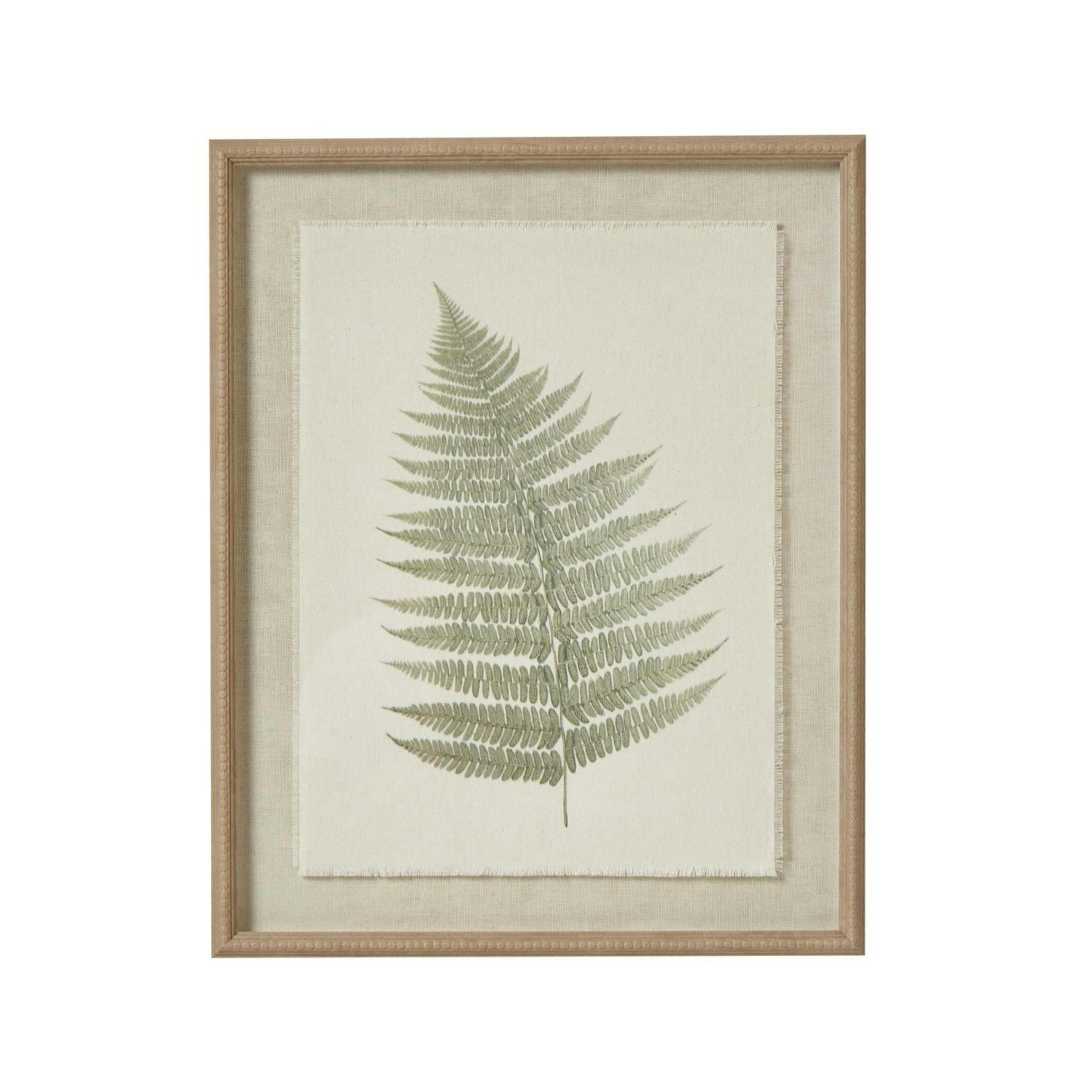 Rackhams Green/Grey/White Beaded Paper Framed Print - One Size