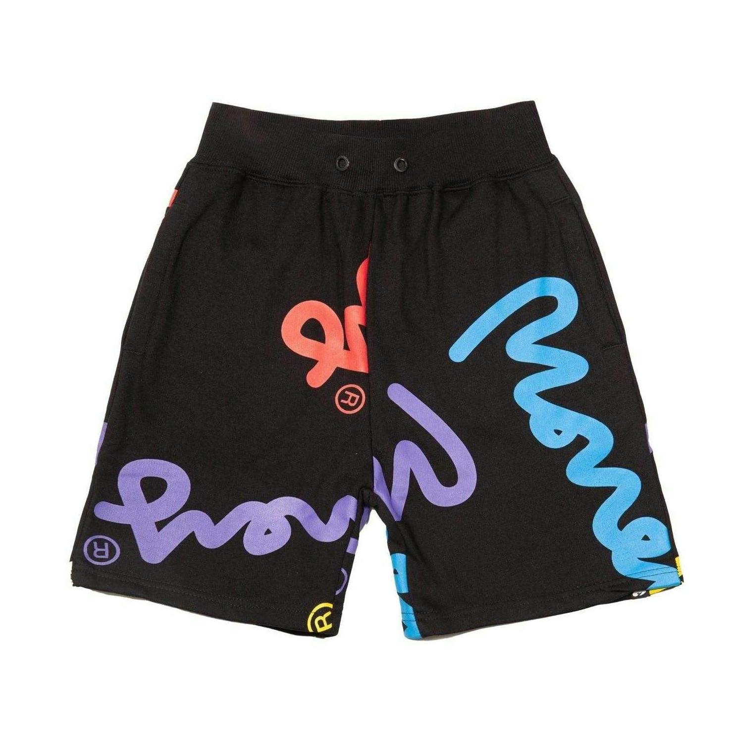 Money Black Kids Super Cotton Signature Shorts - 9-10 Years - 100% Cotton