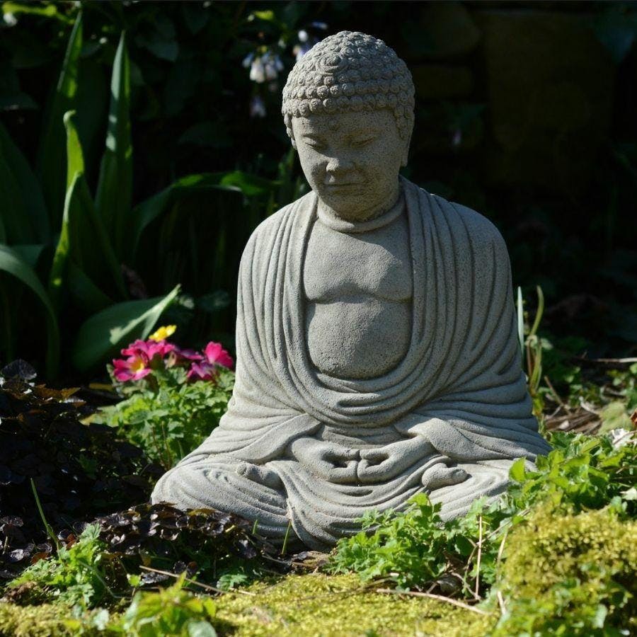 Rackhams Large Meditating Buddha For Garden
