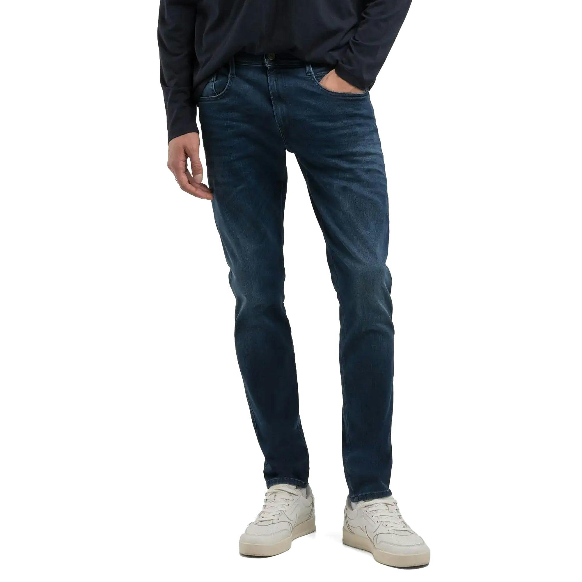 Replay Men's Blue Anbass Hyperflex Wash For - Image 2