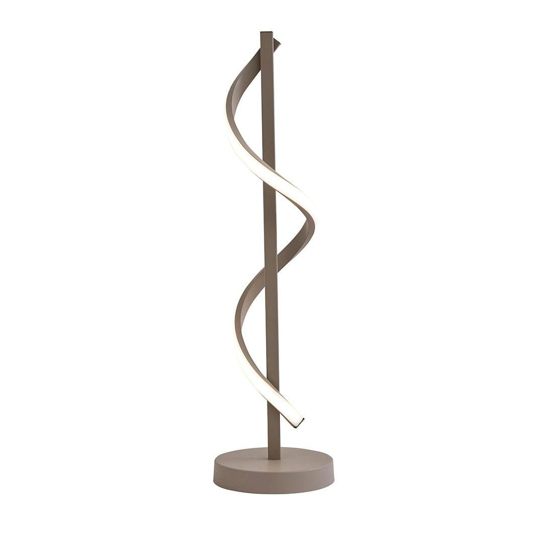 Rackhams White/Light Juno Led Putty Table Lamp