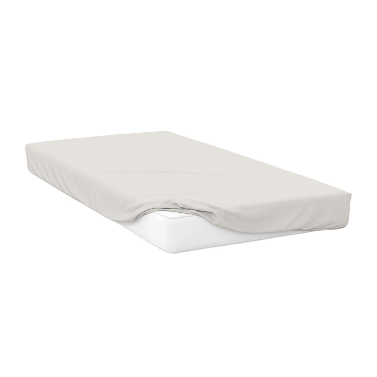 Belledorm Ivory 400 Thread Count Egyptian Cotton Extra Deep Fitted Sheet - Superking - 100% Egyptian Cotton