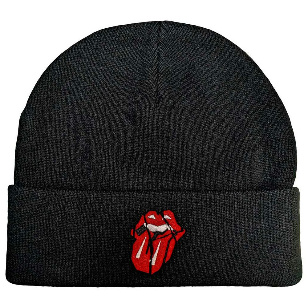 Paradiso Clothing Unisex Black The Rolling Stones Hackney Diamonds Shards Beanie Hat - One Size