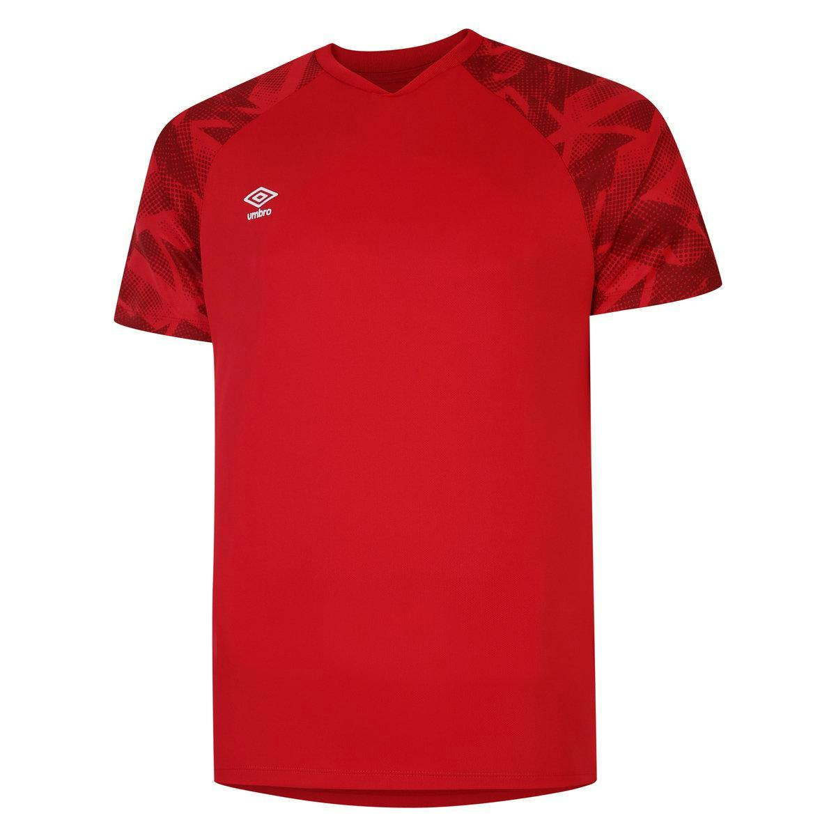 Umbro Men's Red Atlas Jersey - Vermillion/Jester - M - Vermillion/Jester - 100% Polyester