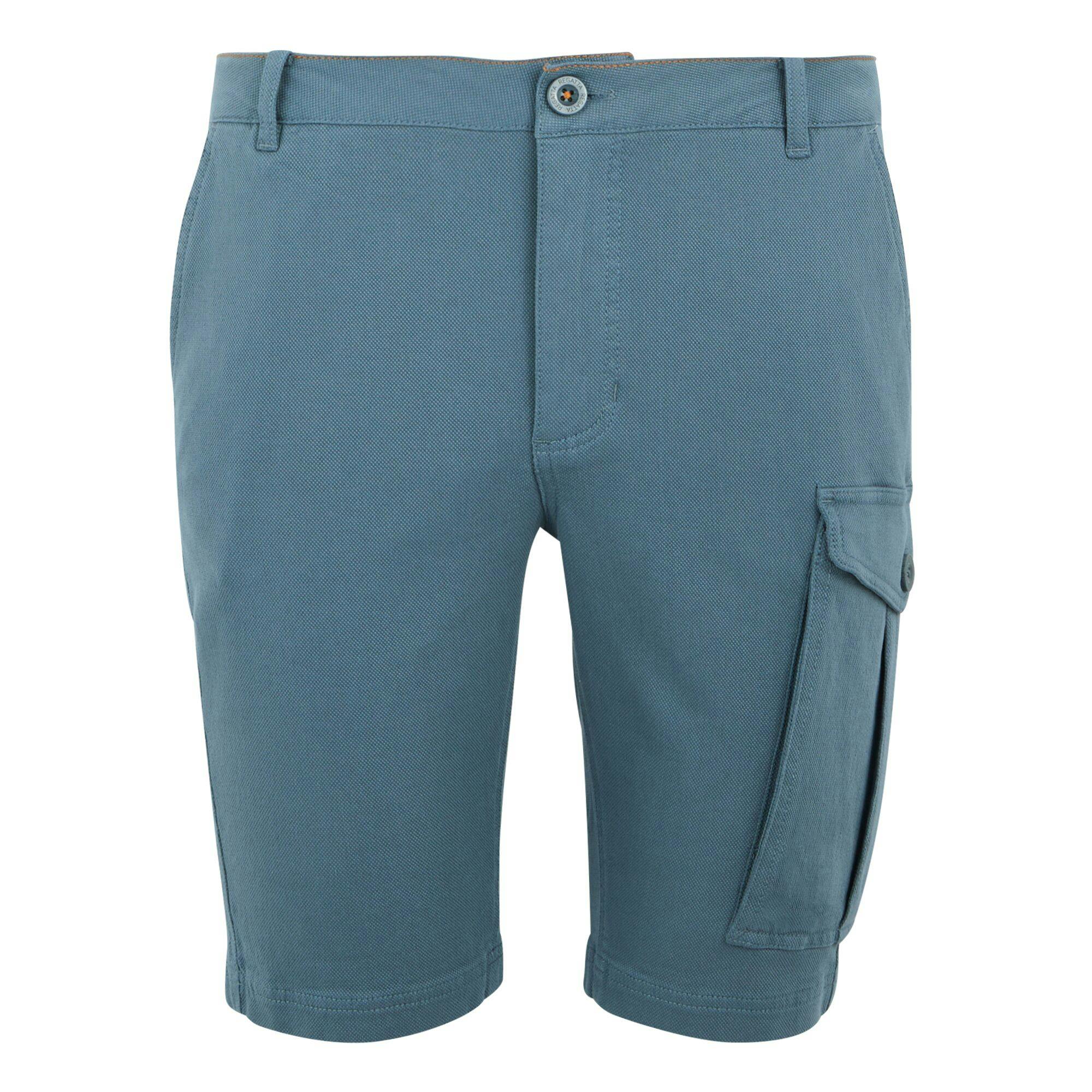 Regatta Men's Bendrick Shorts - Stormy Weather - 36R - Stormy Weather - 98% Bci Cotton/2% Elastane