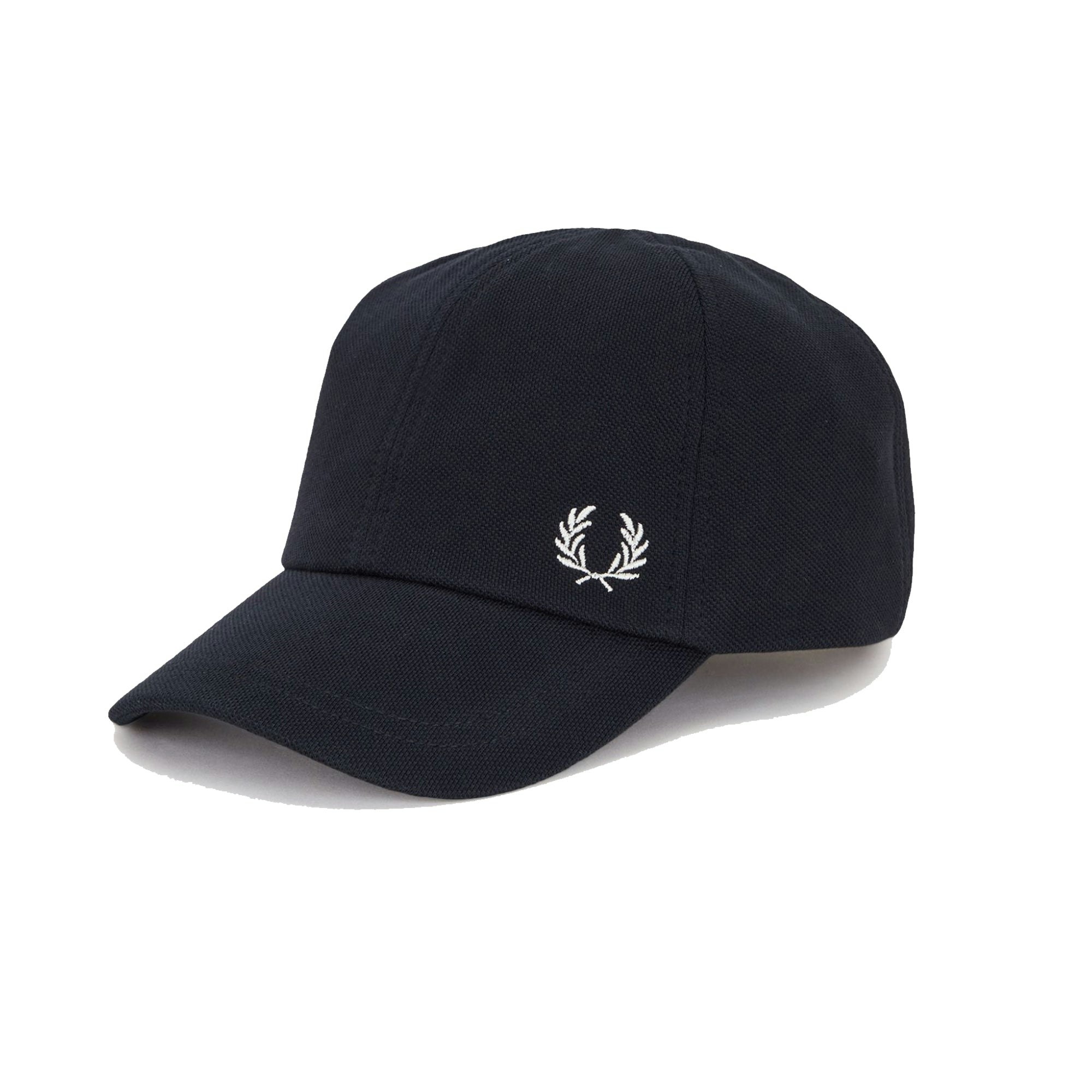 Fred Perry White Classic Piqué Cap Navy/Snow - One Size