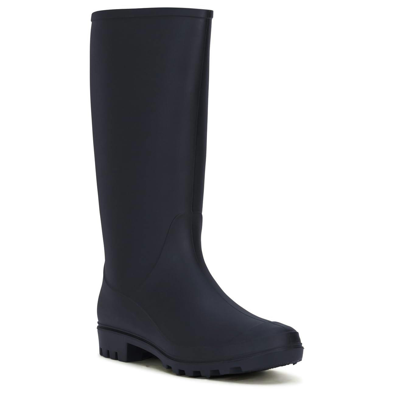 Viva Women's Eve: Tall Muck Winter Snow Waterproof Rain Wellingtons Boots - 3 - Navy